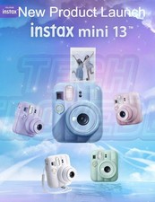 NEW Fujifilm Instax Mini 13 Compact Instant Film Camera 62mmx46mm Fixed focus