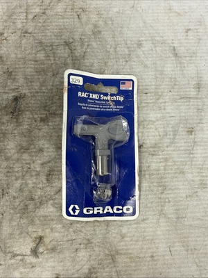 #ad *BENT PACKAGE* Graco 329 Heavy Duty Rac Reversible Switch Tip XHD329 $30.77