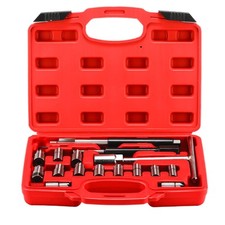 17pcs Professional Diesel Injector Seat Cutter Tool Cleaner Set Universal Kit