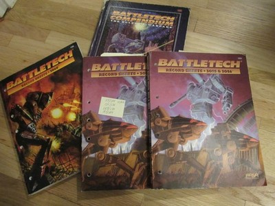 Battletech Record Sheets 3025 3026 3060 rules of warfare lot