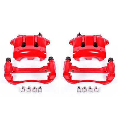 PowerStop Disc Brake Caliper Set - Red Powder Coated Calipers