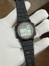 Raro orologio sportivo digitale vintage Citizen Mitsubishi Motors Ralliart D101-301562