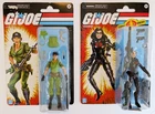 GI Joe Classified Retro Baroness and Lady Jaye 2022 Sealed Some Card Wear
