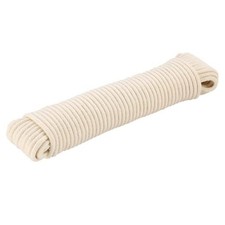  3/16 Inch Cotton Blend Rope 840 lb Breaking Strength Low Stretch Superior 