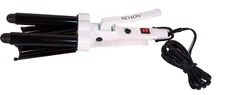 Revlon Triple Barrel Hair Waver Iron Curling Adjustable Heat Control Styler Tool