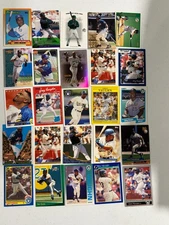 Greg Vaughn Mixed Brands 25 Card Lot - Brewers, Devil Rays