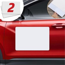Customizable 2 Pack 17" x 12" Blank Car Magnets - Durable Advertising Solution