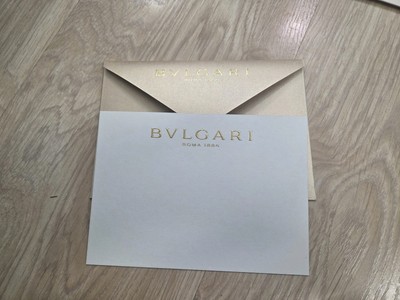 BVLGARI Bulgari Roma Geschenkkarte Grußkarte
