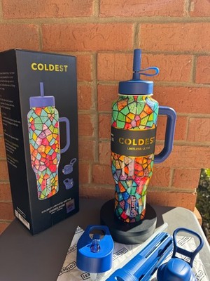 LAST ONE SALE 2Day  Rare Coldest 46oz Limitless STAINED GLASS , Leak proof, NIB