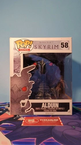Funko POP! Games Skyrim Alduin Supersized #58 Vinyl Figure RARE