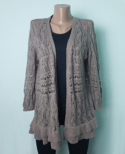 Women John Rocha Sweater Brown Acrylic M-L