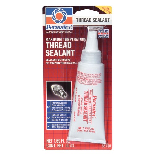 Devcon 56750 Maximum Temperature Thread Sealant, 1.69 fl. oz. Tube, 50 mL, White
