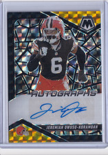 2025 Mosaic Jeremiah Owusu-Koramoah Auto Choice Black Gold Prizm #/8 Browns