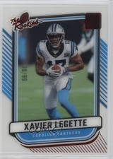 2024 Panini Clearly Donruss The Rookies Red 78/99 Xavier Legette #16 1oa8
