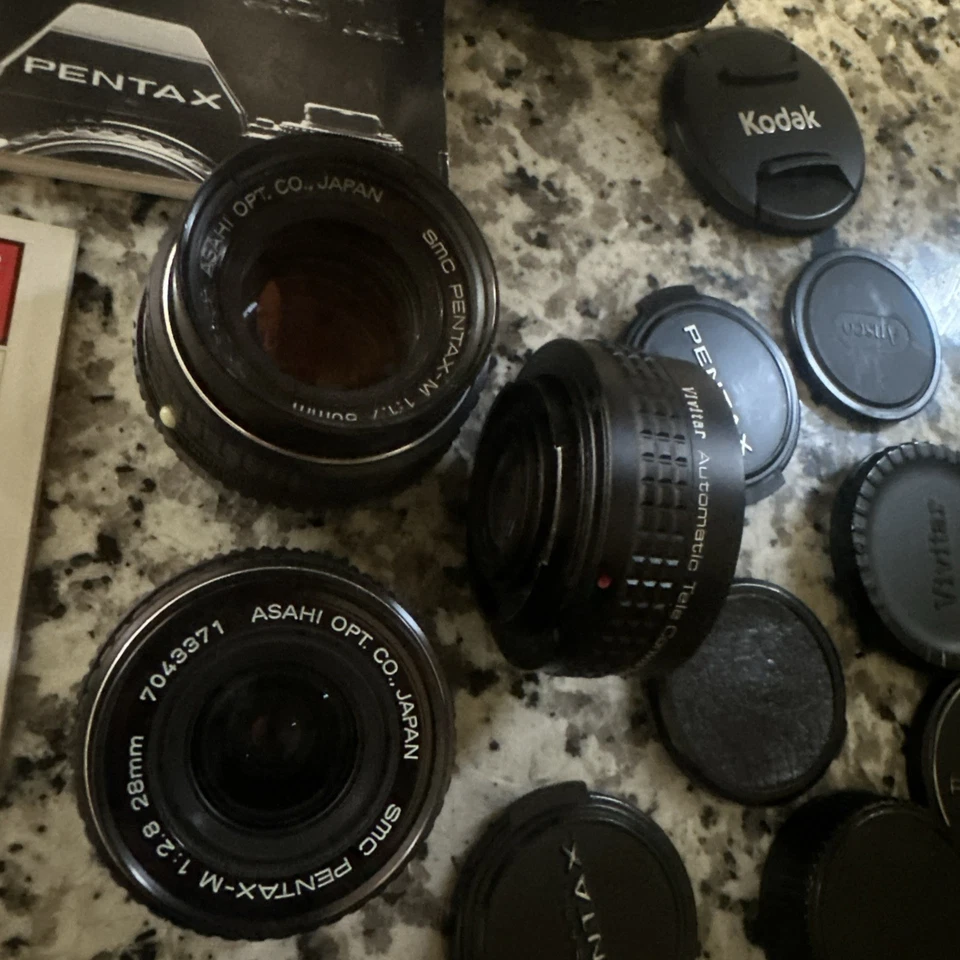 Ashahi Pentax ME Lenses Set Of Three  - Image 3 of 4