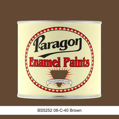BS5252 08-C-40 Brown Coach And Machinery Enamel Paint - Image 1 of 3