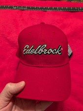 Edelbrock Hat Red Hot Rod Power Tour 2017 Baseball Cap Embroidered Logo