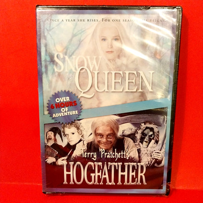 Hallmark Snow Queen Hogfather DVD New Sealed OVER 6 HRS Double Feature movie