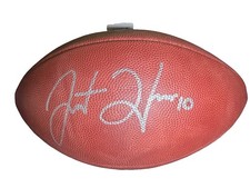 Justin Herbert Los Angeles Chargers Autographed Duke Game Football
