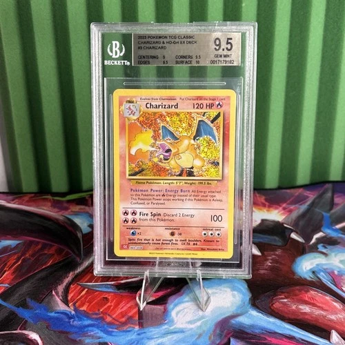 BGS 9.5 GEM MINT EN Charizard #3 #003/034 Trading Card Game Classic Collection