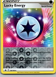 Lucky Energy 158/198 Reverse Holo - Sword & Shield: Chilling Reign