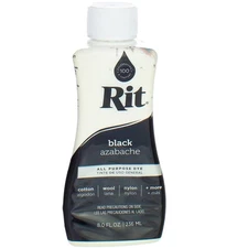 3 Pack Rit All Purpose Dye, Black, 8 fl oz