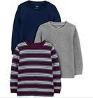 Carters Simple Joys Thermal 3-Pack Thermal Long Sleeve Shirts 3T 6M852210