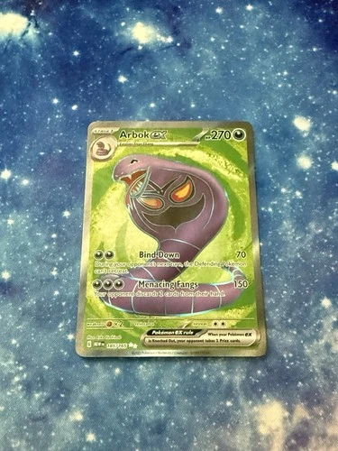Pokémon Arbok ex 185/165 Sv: Scarlet & Violet 151 Holo