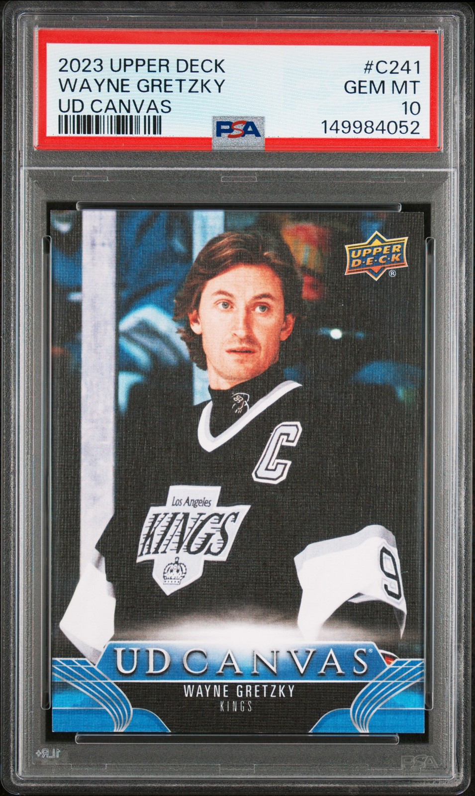 2023 UD UD CANVAS #C241 WAYNE GRETZKY PSA 10 view 1