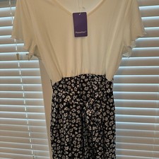 Spring Floral Dress w/ Tie