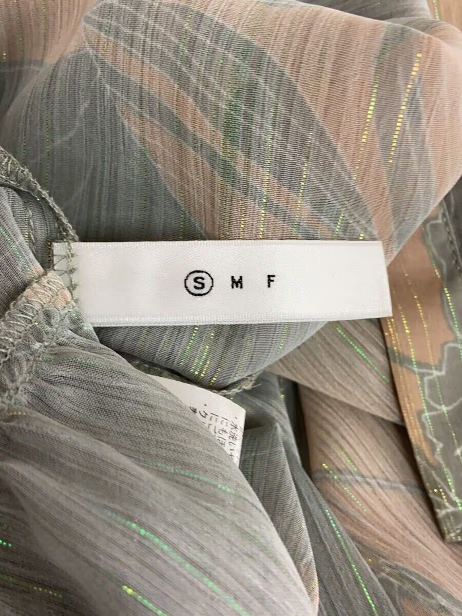 AMERI Long Sleeve Dress S Polyester Green 0211055… - image 4