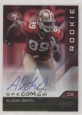 2011 Panini Absolute Memorabilia Rookie Spectrum Gold /299 Aldon Smith Auto x5u
