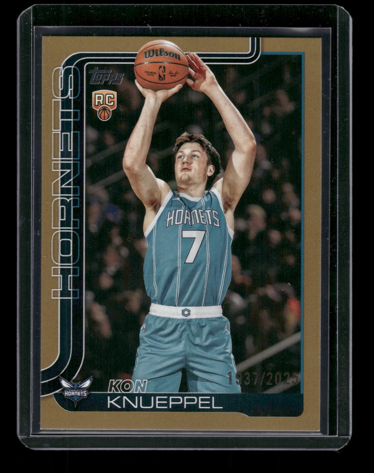Kon Knueppel 2025 Topps Flagship #204 Gold /2025