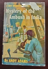 Biff Brewster no.7 Mystery of the Ambush in India by Andy Adams 1962 1st Edition