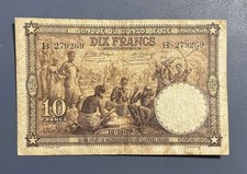 Belgian Congo - 1937 10 Francs Banknote (P-9)