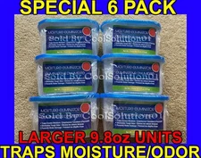 6 Moisture/ODOR/Musty Absorber Closet/Safe/Basement 9.8oz Fragrance Free DampRid