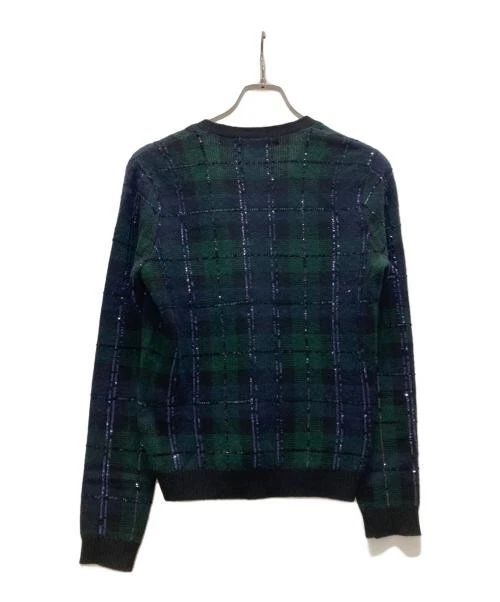 Cárdigan a cuadros de cachemir Foto 2 de 4