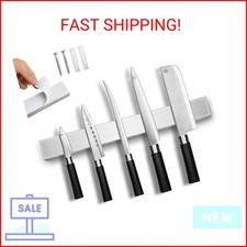 Magnetic Knife Holder for Wall, No Drilling Magnetic Knife Strip Adhesive Knife