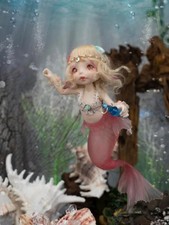 1/7 BJD Doll Handmade Resin DIY Girl Gift Fantasy Mari -Free Face Make Up+Eyes