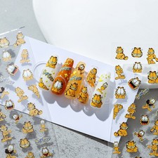 5D Cartoon Nail Stickers, Cat Nail Decals, Animal Nail Stickers (34)