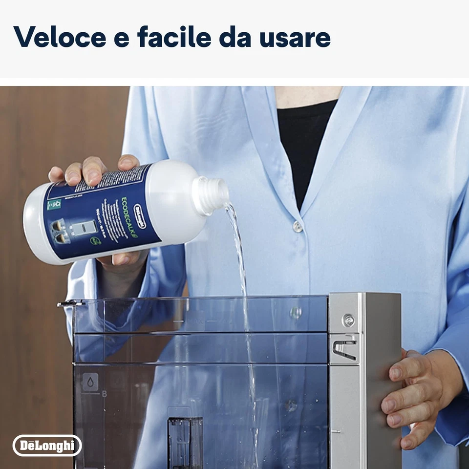 De Longhi EcoDecalk Decalcificante DLSC500 5 Dosi di Decalcificazione Accessorio - Immagine 3 di 4