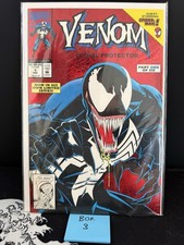 Venom Lethal Protector #1 Marvel Comics Group 1992 Red Foil Cover
