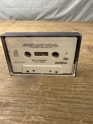 Billy Ocean Love Zone 1986 Arista Pop R&B Cassette Tape Album