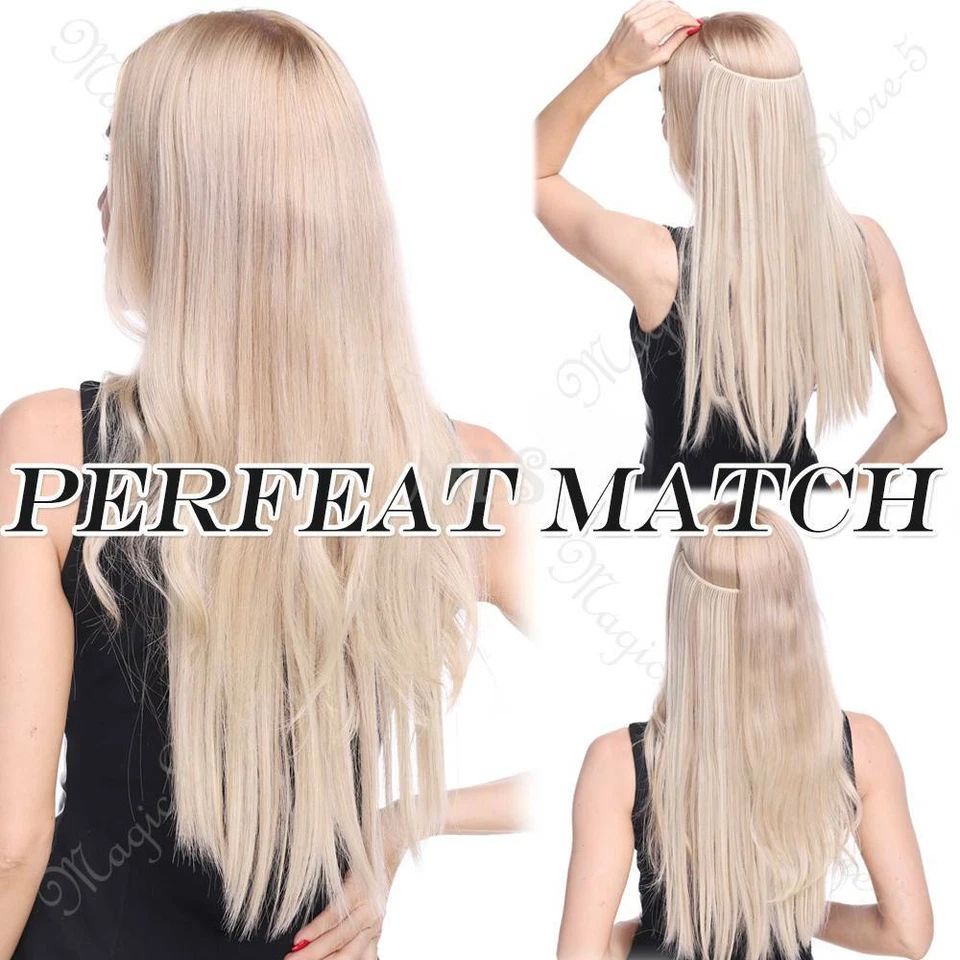 Hair Human Extensions Wire on REAL No Clip In 100% Hair Human Thick BLONDE Wefts - Image 2 of 4