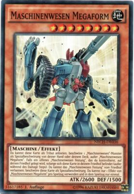 NECH-DE036 Maschinenwesen Megaform 1 Aufl. Super Rare 