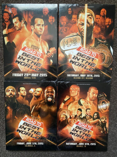 Ring of Honor Wrestling - Road to Best in the World 2015 Lot DVD WWE AEW ROH NEW - Picture 1 of 6
