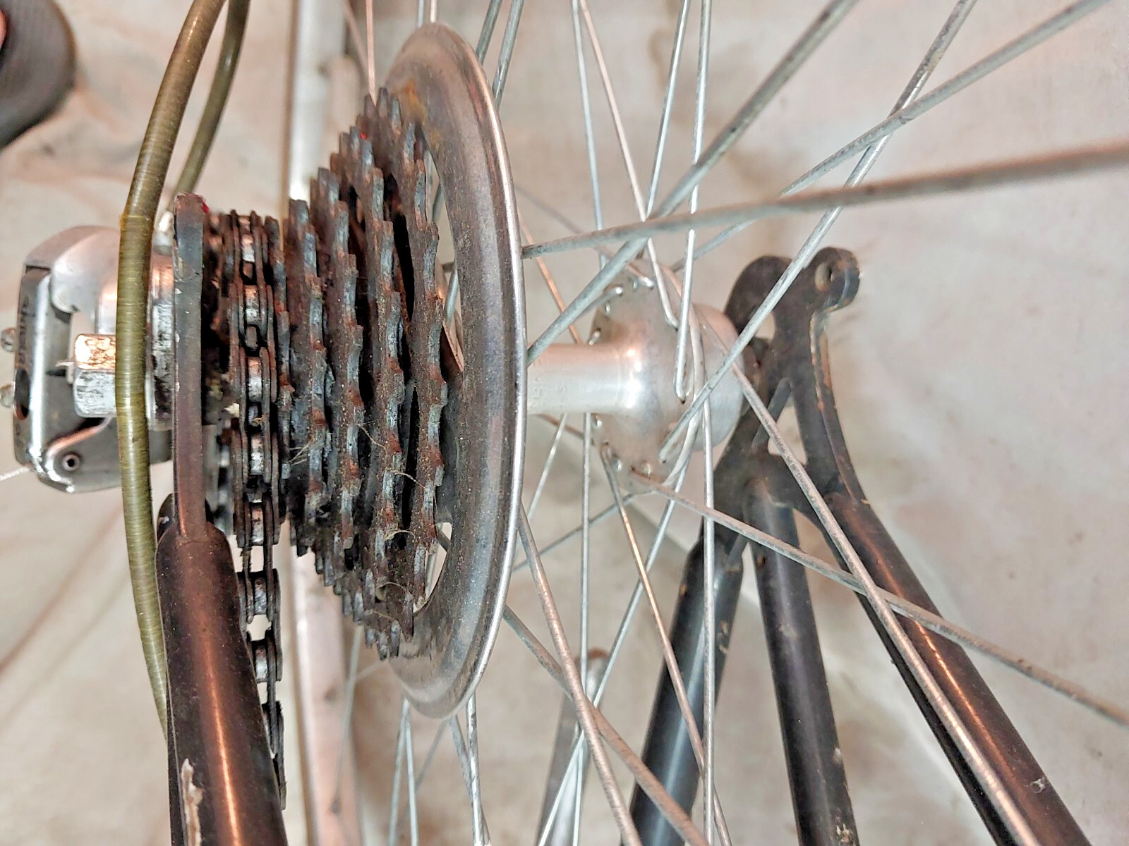 Sanwa Mixte Road Bike Small 54cm Chromoly Lugged Steel Suntour Retro USA Shipper