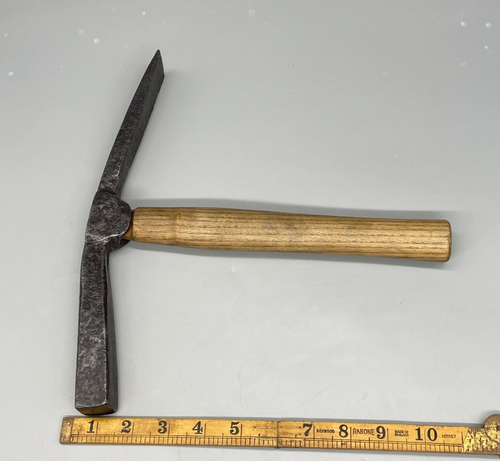 Vintage Large 2.2lb Masonry Chipping Hammer Archaeologist Stonemason Old Tool - Picture 12 of 13