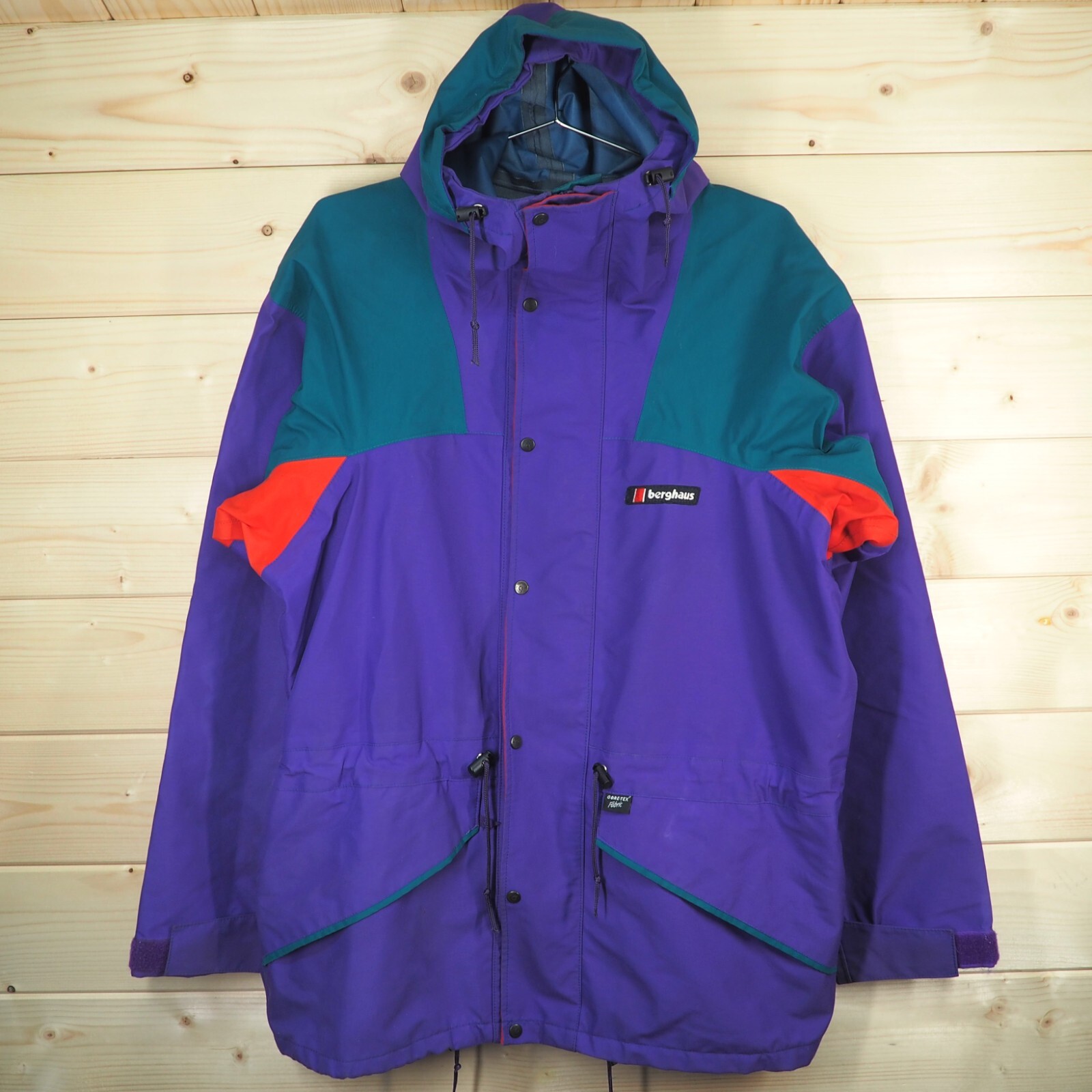 Berghaus Alpin Extrem Gore-Tex Men's Large Purple 90s Waterproof Outdoor Jacket