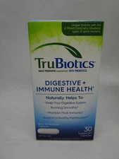 TruBiotics DIGESTIVE IMMUNE HEALTH Daily Probiotic 30 Capsules EXP 10/25